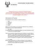 Ciclo de vida de un proyecto