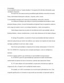 Personalidad - Actividad