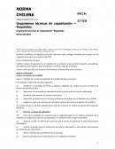 Organismos técnicos de capacitación — Requisitos