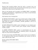 Cuento día de la familia. Familia miau