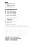 CUALES SON LOS REACTIVOS EN LA MESA DE LOS ESTUDIANTES