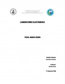 LABORATORIO ELECTRONICA TEMA: DIODO ZENER