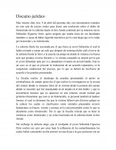 Discurso juridico - Apuntes