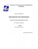 REPORTE DE PLAN DE MANTENIMIENTO EN MP9
