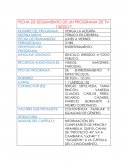 SEGUIMIENTO DE UN PROGRAMA D ETV