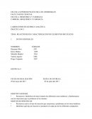 REACCIONES DE CARACTERIZACION DE ELEMENTOS METÁLICOS