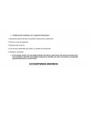 Reporte del ecosistema con la siguiente información