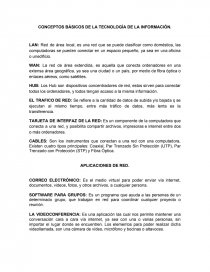 CONCEPTOS BASICOS DE LA TECNOLOGIA DE LA COMPUTACION. Página 1