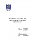 EN BÚSQUEDA DE GRANDES PERSONAJES
