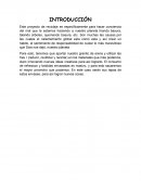 Proyecto "el programa de reciclaje"