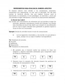 INSTRUMENTOS PARA EVALUAR EL DOMINIO AFECTIVO