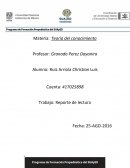 Teoria del concimiento. El espíritu de la investigación (reporte de lectura)