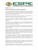 RESUMEN DEL INFORME SEMANAL DEL PRESIDENTE LENÌN MORENO