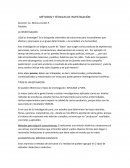 Musica MÉTODOS Y TÉCNICAS DE INVESTIGACIÓN