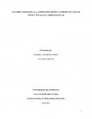 FACTORES ASOSIADOS A LA AGRESIVIDAD DESDE LA PERSPECTIVA DE LOS NIÑOS Y NIÑAS EN EL AMBITO ESCOLAR