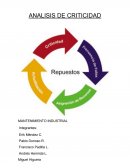 Analisis de Criticidad Mantto Industrial