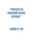 PROYECTO DE EDUCACIÓN SEXUAL INTEGRAL