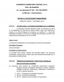 STATUS LEGAL Y ACTIVIDAD ECONÓMICA DE LA EMPRESA