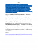 En el presente caso se identificó el entorno del marketing formado por fuerzas y actores externos