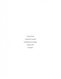 Proyecto Final Fundamentos de Economía. Página 1