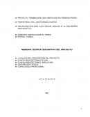PROYECTO: TERMINACIÓN CASA-HABITACIÓN EN TERRENO PROPIO