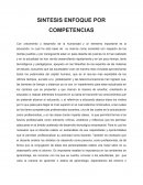 SINTESIS ENFOQUE POR COMPETENCIAS