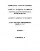 INTERVENCION FRANCESA Y HECELCHAKAN