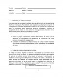 Naturaleza del Trabajo de Campo