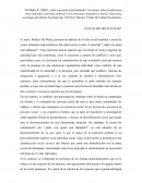 Un ensayo sobre la diferencia entre individuo y persona en Brasil