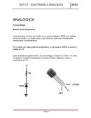 Termómetro digital - parte analogica