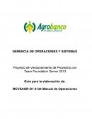 Proyecto de Versionamiento de Proyectos con Team Foundation Server