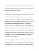 Actividad Importancia de la planeación