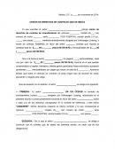 CESIÓN DE DERECHOS DE CONTRATO QUE SE INDICA