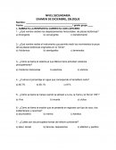 EXAMEN 2 BLOQUE SECUNDARIA GEOGRAFIA