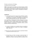 La Tesis del mundo y sus demonios