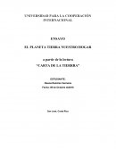 ENSAYO DE EL PLANETA TIERRA NUESTRO HOGAR