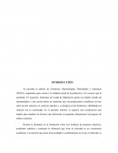 Se presenta el análisis de Fortalezas, Oportunidades, Dificultades y Amenazas (FODA), importante para conocer la realidad actual de la población y los recursos que la sustentan