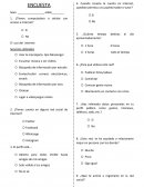 Encuesta Usar la mensajería, tipo Messenger