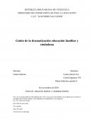 Guión de la dramatización educación familiar y ciudadana