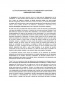 EL ACTO DE ESTUDIAR CAPÍTULO II ALFABETIZACIÓN Y EDUCACIÓN LIBERADORA (PAULO FRIERE)