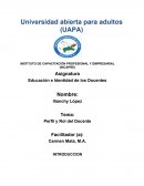 Perfil y Rol del Docente