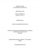 SEGUNDO AVANCE EVALUACIÓN DE PROYECTOS