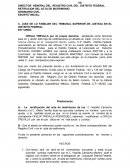 DIRECTOR GENERAL DEL REGISTRO CIVIL DEL DISTRITO FEDERAL. RETIFIACION DEL ACTA DE MATRIMONIO