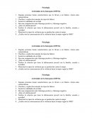 Psicología Actividades de la fotocopia