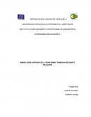 SIMÓN JOSE ANTONIO DE LA SANTISIMA TRINIDAD BOLIVAR Y PALACIOS.