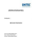 ENTREGABLE 1 MERCADOS FINANCIEROS
