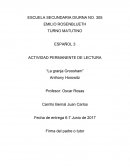 Actividad permanente de lectura La granja Groosham