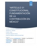 El Fundamento de las contribuciones fiscales