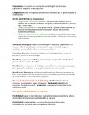 Repaso mercadeo II Niveles de Definición de Competencia: