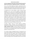 Articulo para la revista Capachica